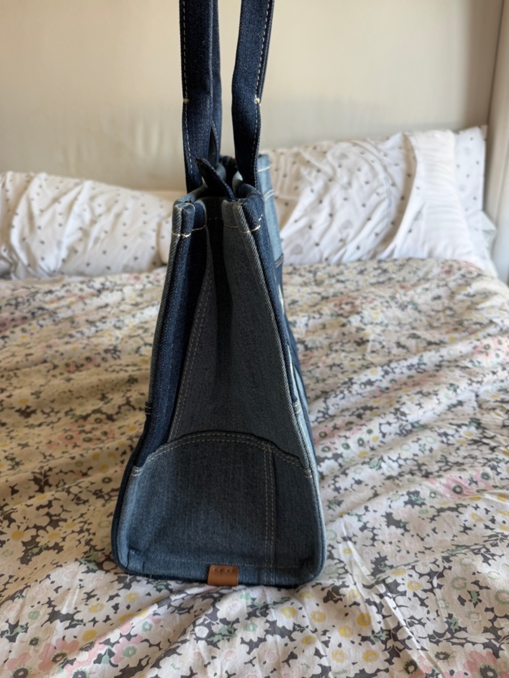 Marc Jacobs The Tote Bag LARGE Blue Denim - Picture 7 of 14